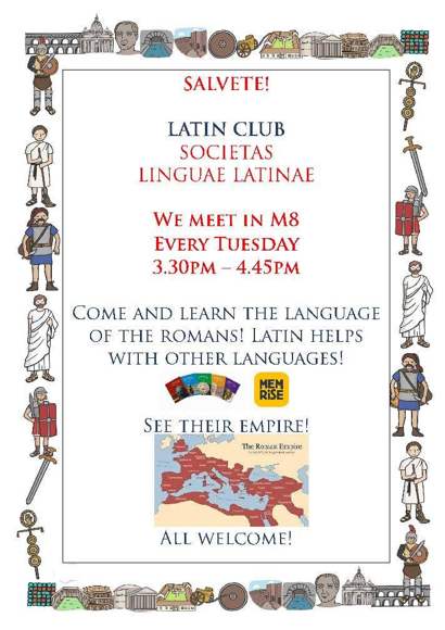 Latin Club Poster